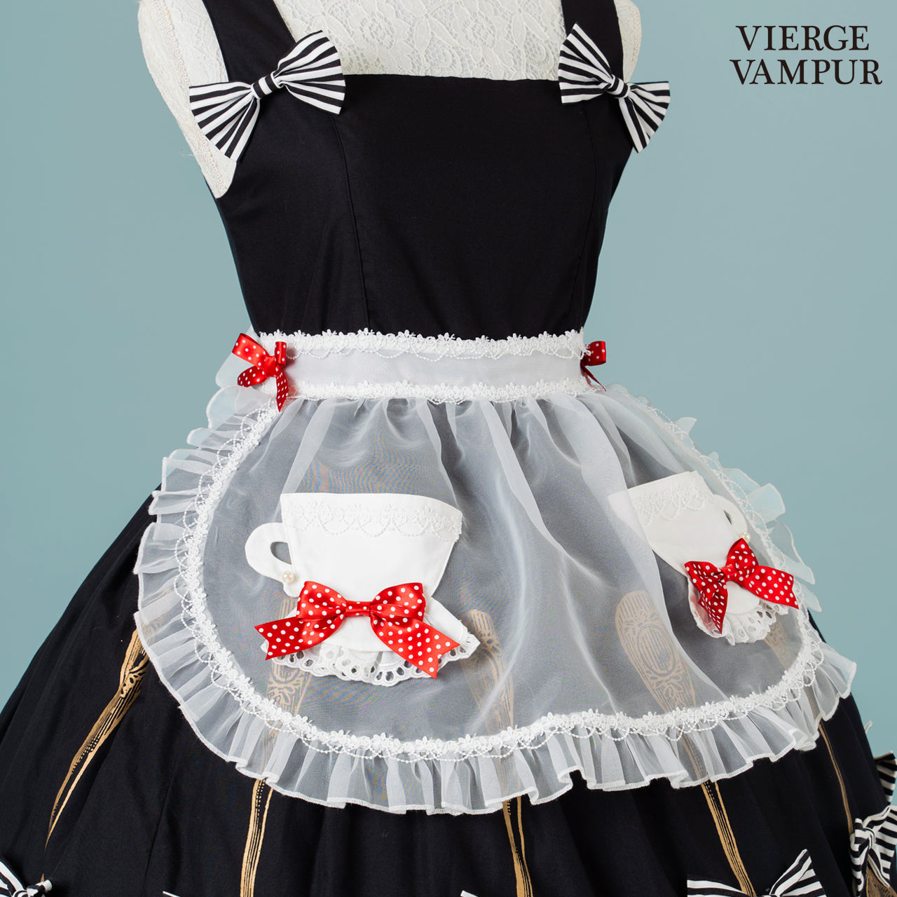 ティーカップエプロン〈赤〉 – Vierge Vampur